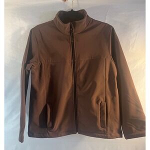 Hartwell Womens Cocoa Brown Softshell Full Zip Fleece Lined Jacket 5005 WH64 MD